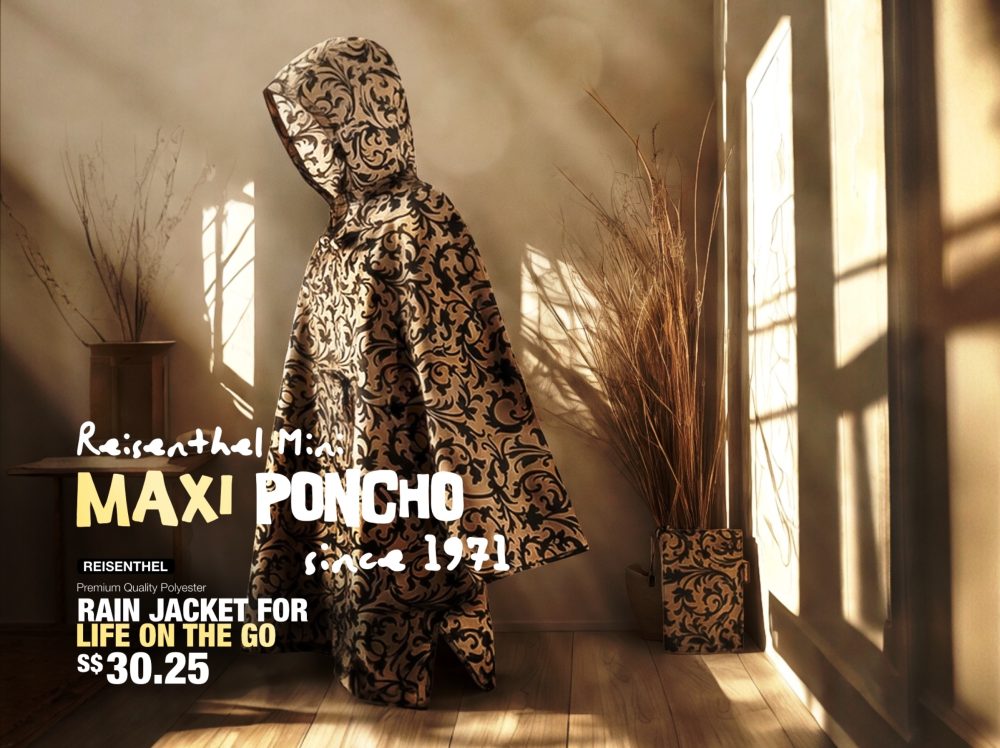 The Herringbone Reisenthel Singapore Mini Maxi Poncho