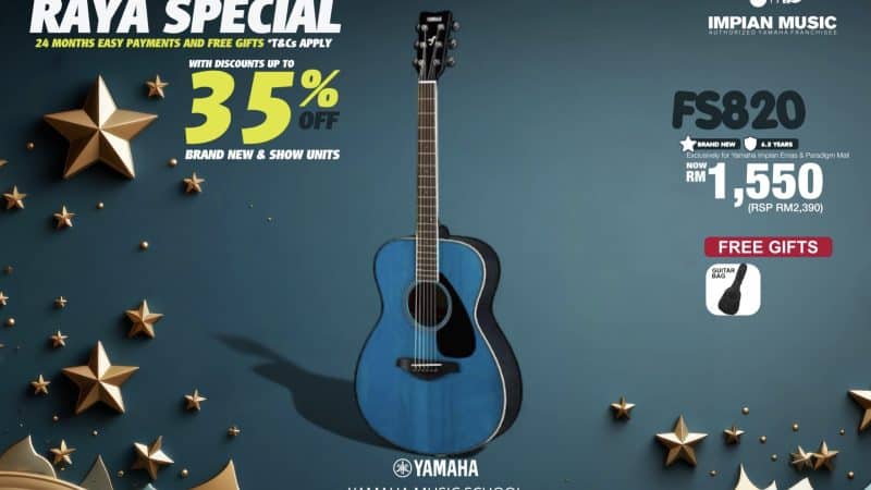 Gaya Raya Sale Yamaha Impian Emas Music Centre Johor Malaysia March 2025 Sale Promotion FS820