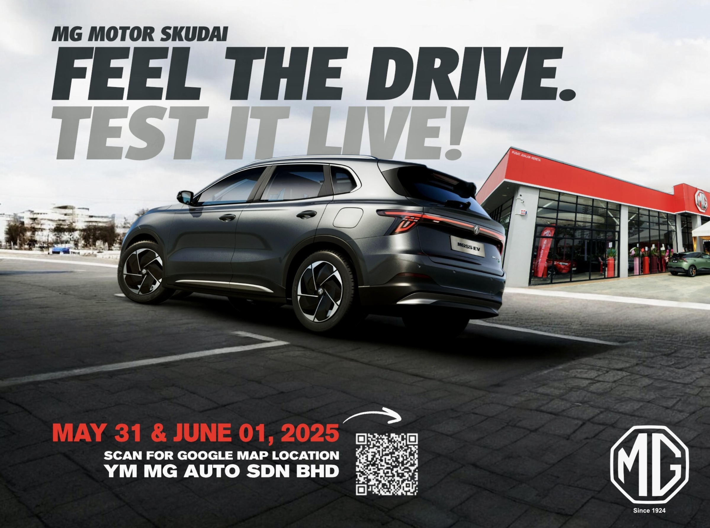 Built to Thrill Morris Garages YM MG Auto Sdn Bhd MG Motor Skudai Showroom