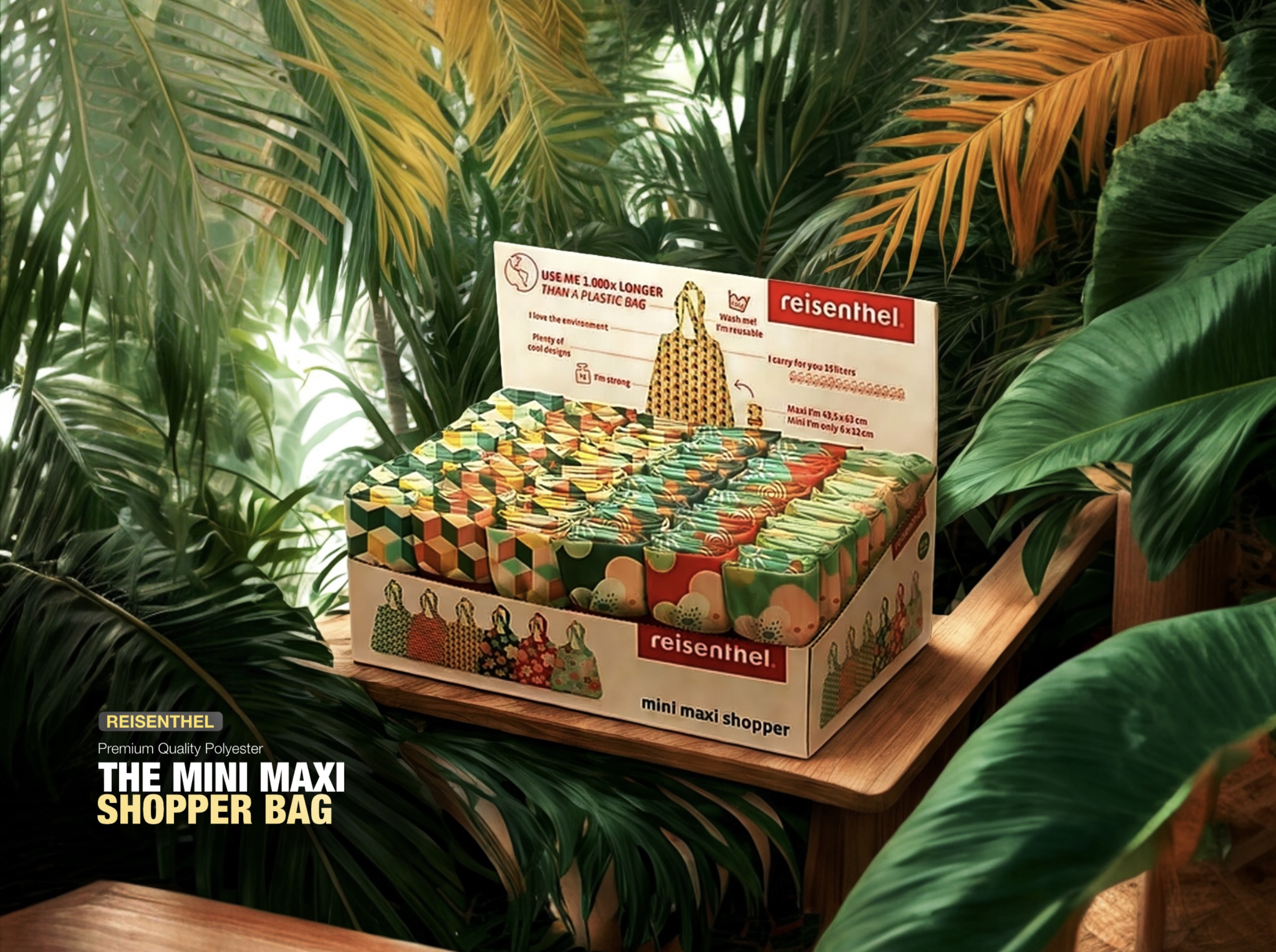 Tropical Punch Reisenthel Singapore Mini Maxi Shopper