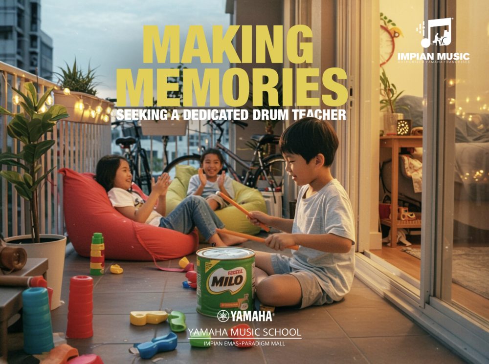 Making Memories Yamaha Impian Emas Music Centre Johor Malaysia May 2025 Drum Teacher Recruitment Balcony