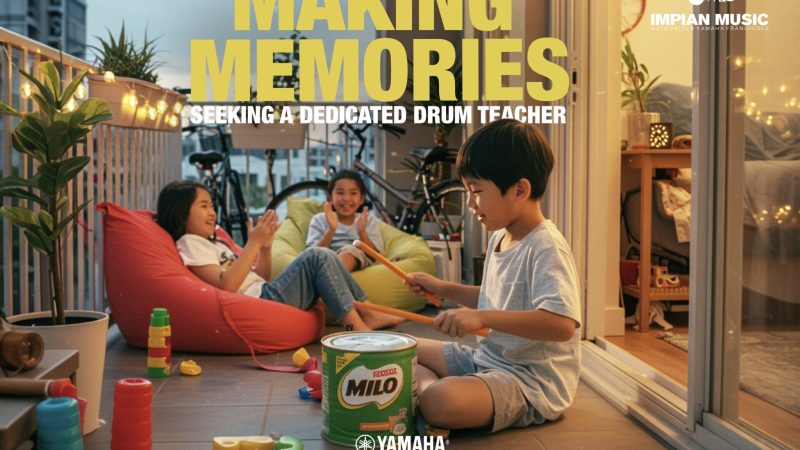 Making Memories Yamaha Impian Emas Music Centre Johor Malaysia May 2025 Drum Teacher Recruitment Balcony