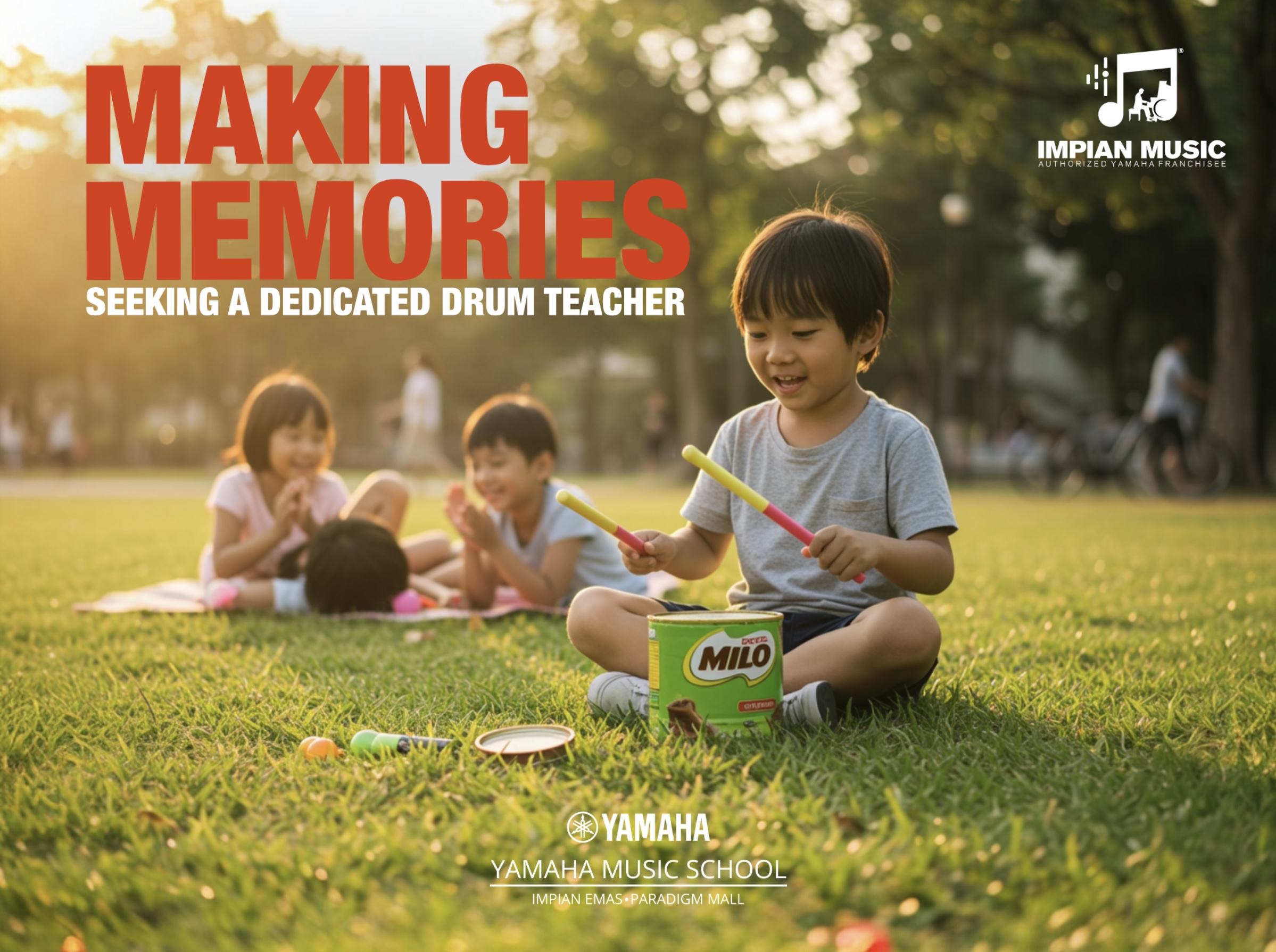 Making Memories Yamaha Impian Emas Music Centre Johor Malaysia May 2025 Drum Teacher Recruitment Parl