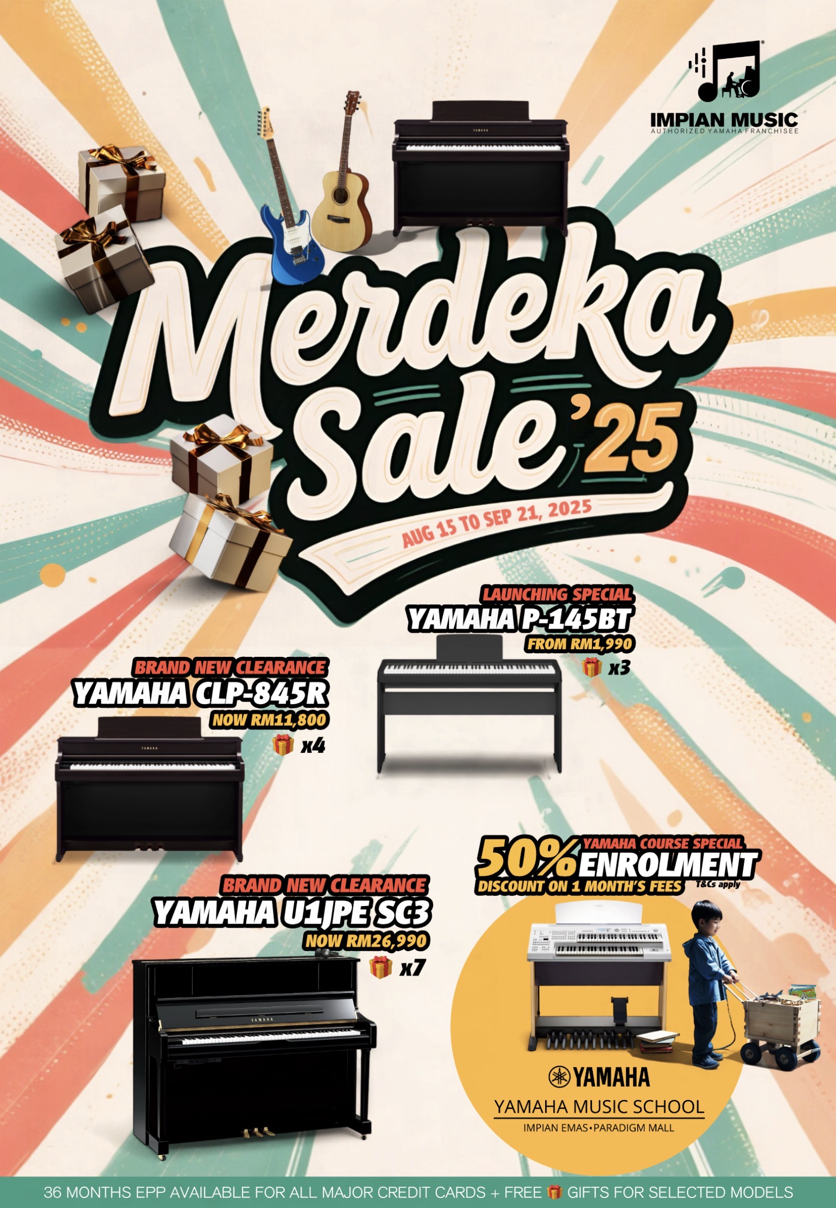 Yamaha Merdeka Sale 2025 Billlboard