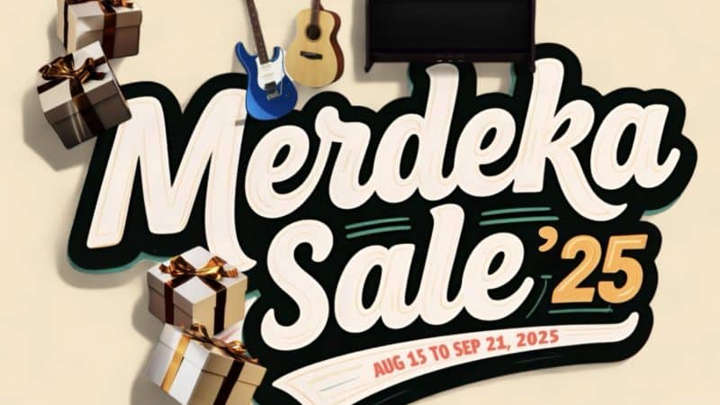 Yamaha Merdeka Sale 2025 Poster Logo