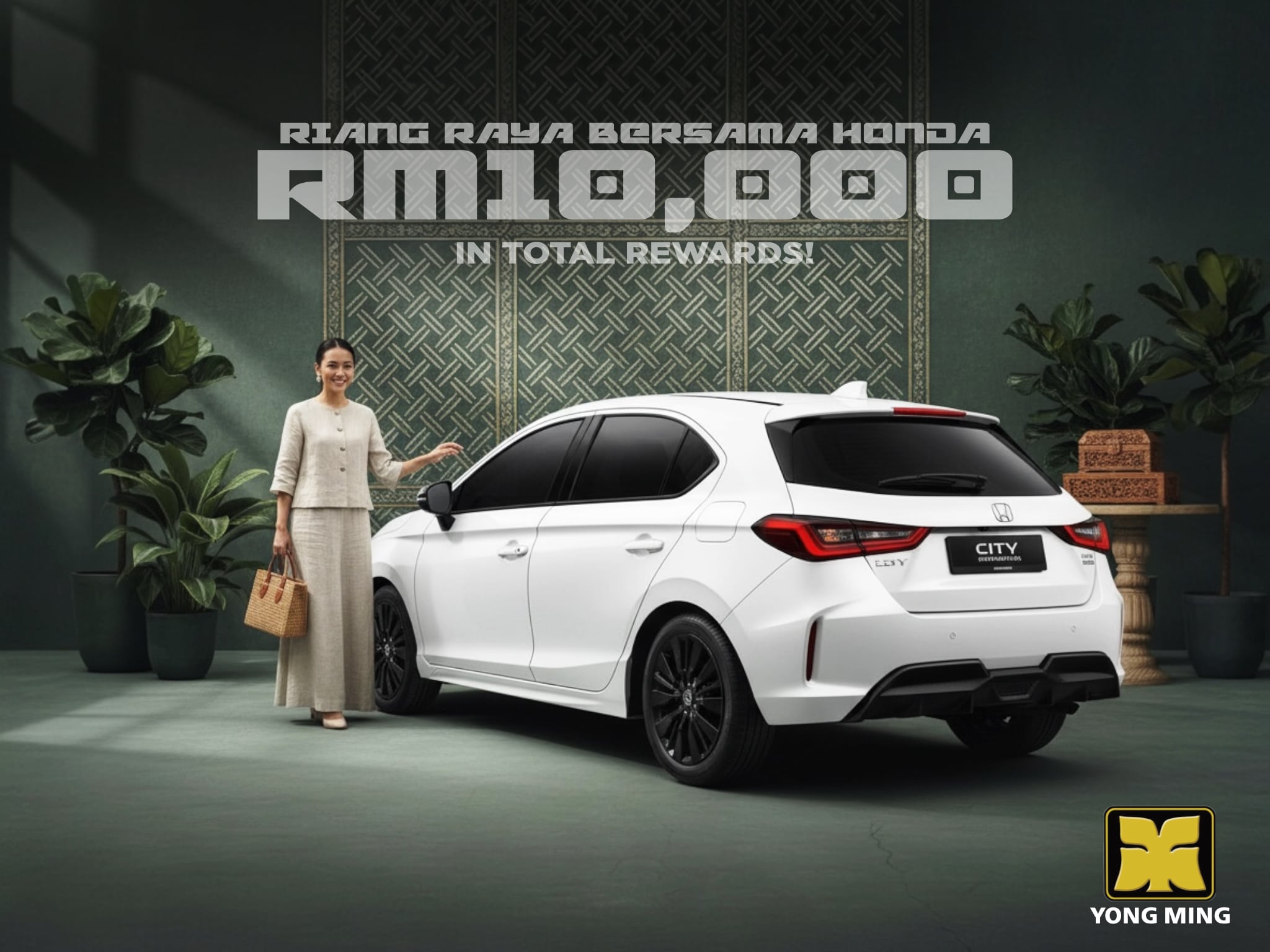 Woven Thread Yong Ming Honda Malaysia March 2026 Promotion Honda City Hatchback